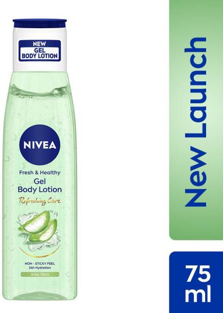 NIVEA Aloe Vera Gel Body lotion, 24H hydration, Non-Sticky & fast absorbing,