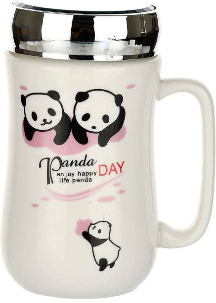 Satyam Kraft Ceramic(1 Piece)Panda Printed … Ceramic Coffee Mug