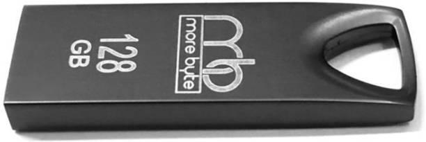 MOREBYTE 128gb 2.0 USB Pen Drive/Flash Drive with Metal Body External Storage Device 128 GB Pen Drive