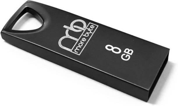 MOREBYTE 8gb 2.0 USB Pen Drive/Flash Drive with Metal Body External Storage Device 8 GB Pen Drive