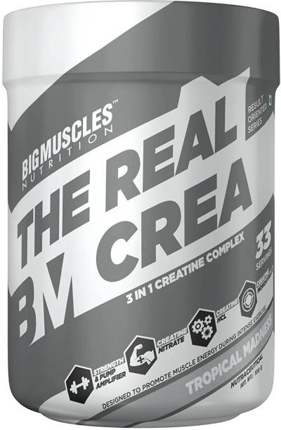 BIGMUSCLES NUTRITION The Real Crea 33 Servings Micronized 3 IN 1 Creatine Complex Creatine