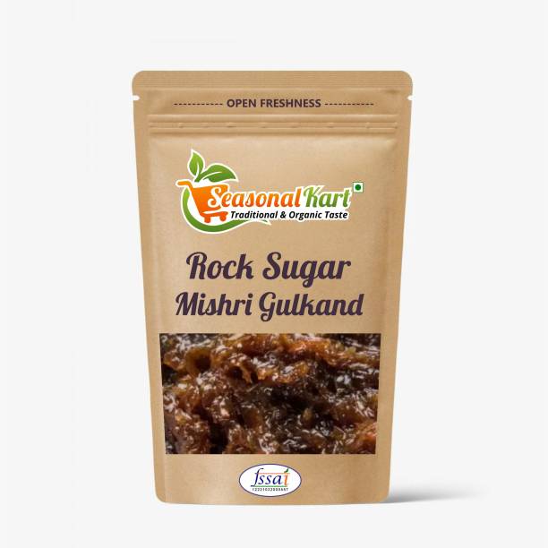 Seasonal Kart Natural Rock Sugar Mishri Flavoured Gulkand with Natural Fragrance 200 g