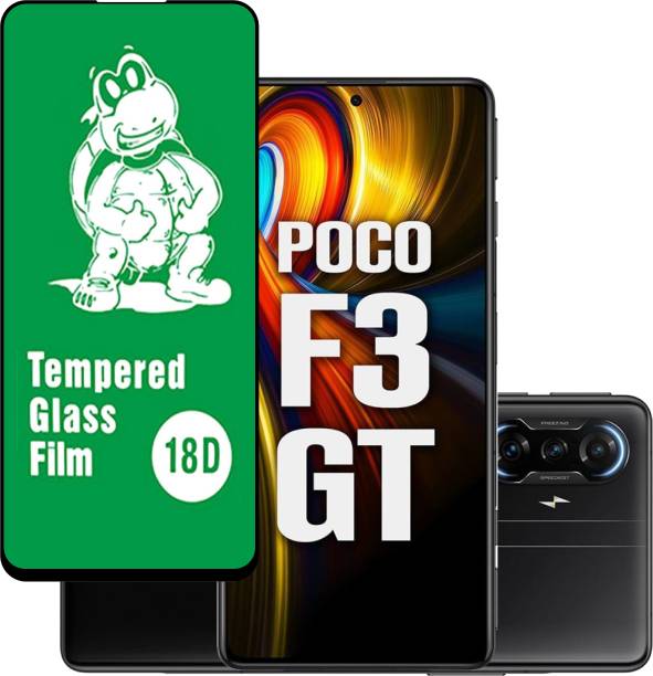 MobileBukket Edge To Edge Tempered Glass for Poco F3 GT 18D Screen Guard