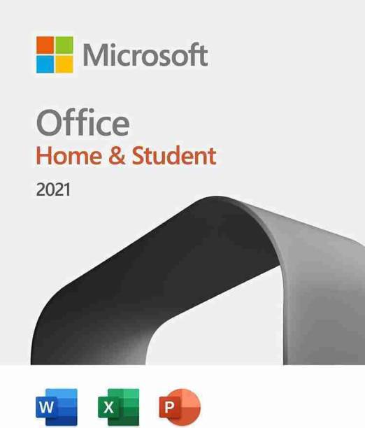 MICROSOFT Office Home & Student 2021(Lifetime Validity) Activation Key Card, For 1 Windows