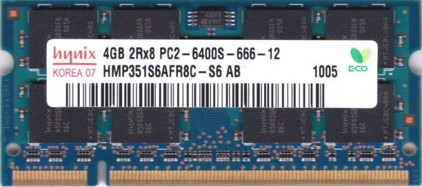 Hynix DDR2 DDR2 4 GB Laptop (4 GB 6400 MhzLaptop Ram (Green Blue Purple))