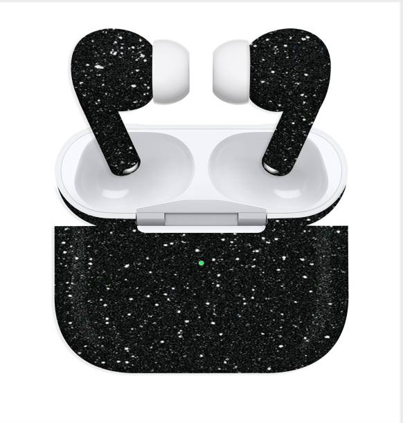 OggyBaba Apple Airpods Pro, Glitter Black Mobile Skin
