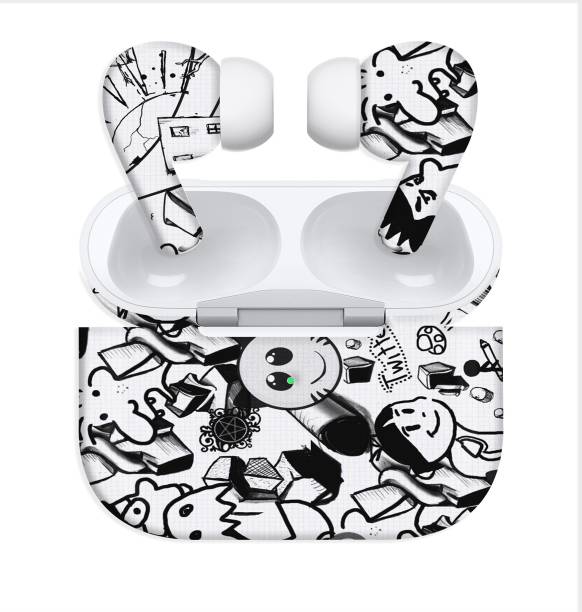 OggyBaba Apple Airpods Pro, Doodle Mobile Skin