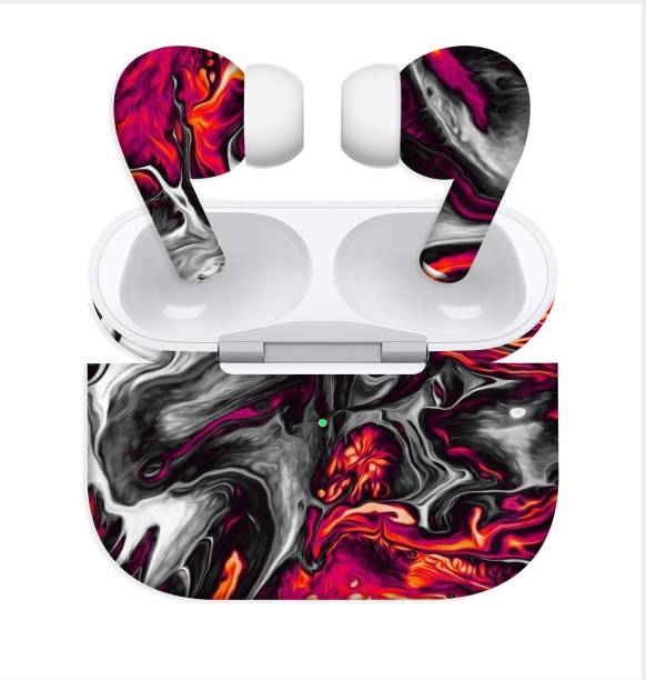 OggyBaba Apple Airpods Pro, Colorful Lava Mobile Skin