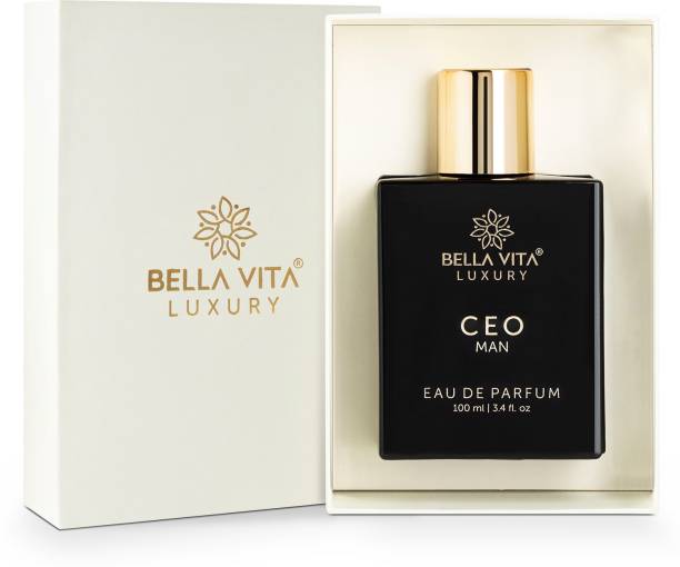 Bella vita organic CEO MAN Eau De Parfum For Men,Long Lasting Notes of Tonka,Agarwood & Ambergris Perfume  -  100 ml