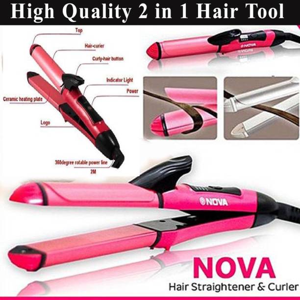 Syntus Ns-2009 2 in 1 Professional Hair Straightener and Hair Curler for Women Ns-2009 2 in 1 Professional Hair Straightener and Hair Curler for Women Hair Straightener
