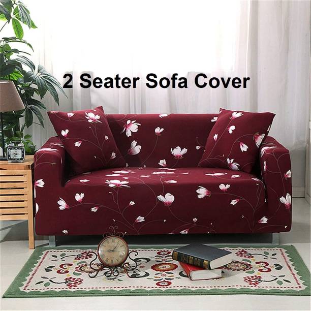 lukzer Polyester Floral Sofa Cover