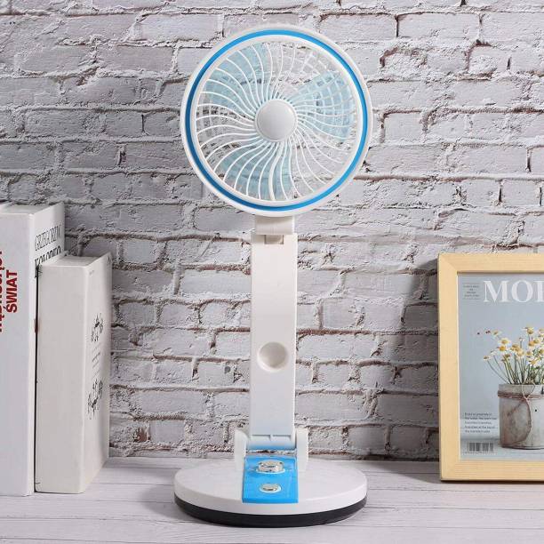 Kybero Rechargeable Folding Fan with LED light Fan, USB Fan, Led Light (Multicolor) Rechargeable Folding Fan with LED light Fan, USB Fan, Led Light (Multicolor) USB Fan, Rechargeable Fan, Led Light