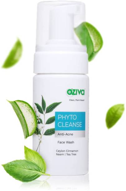 OZiva Phyto Cleanse Anti-Acne  (with Tea Tree, Aloe Vera & Neem) for Acne Control and Pore Cleansing Face Wash