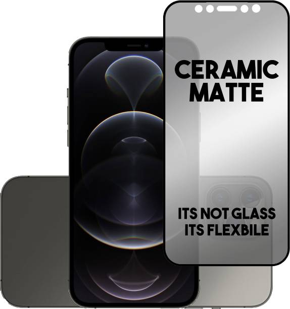 PhoneBukket Edge To Edge Screen Guard for Apple iPhone 12 Pro Max Matte Ceramic