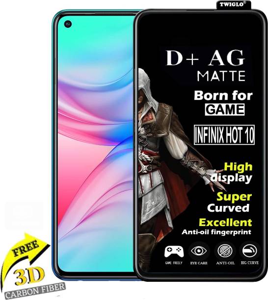 TWIGLO Edge To Edge Tempered Glass for INFINIX HOT 10