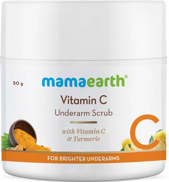 MamaEarth Vitamin C Underarm Scrub with Vitamin C and Turmeric for Brighter Underarms Scrub