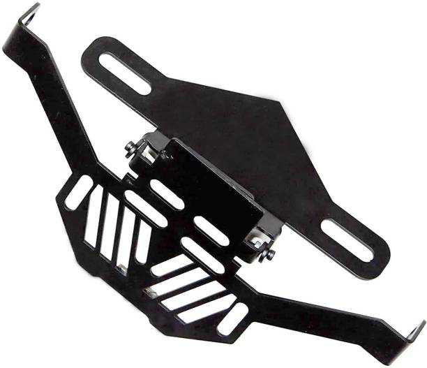 AutoPowerz Magnetic Foldable Tail Tidy Number Plate Holder for Universal for All Bikes Bike Number Plate