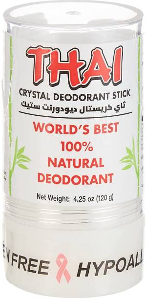 THAI Crystal Natural Deodorant Stick 4.25 Ounces Deodorant Stick  -  For Men & Women