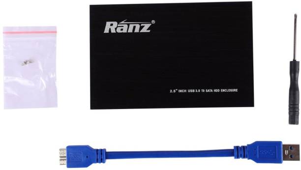 Ranz 2.5" USB 3.0 SATA Casing HDD Enclosure Case Cover for SATA HDD Handheld Data Collector