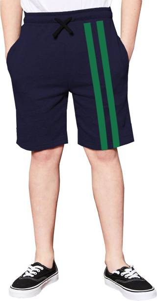 TRIPR Short For Boys Casual Striped Cotton Blend