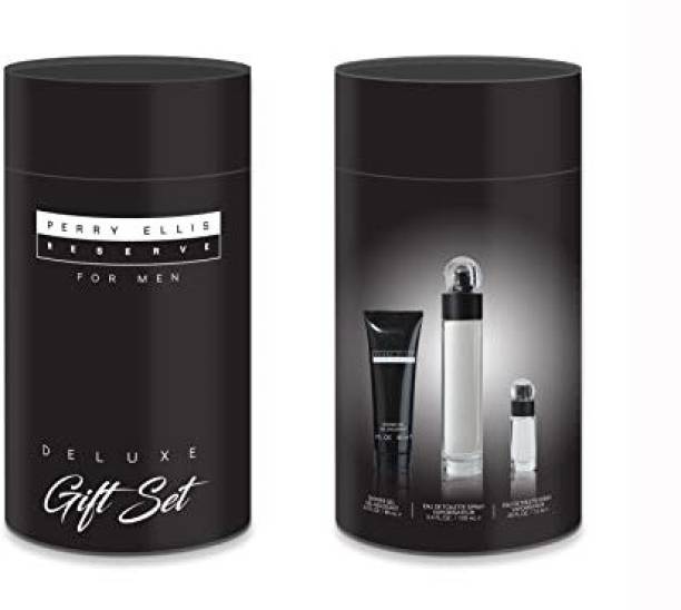 Perry Ellis Reserve for Men 3-Piece Gift Set Perfume -...