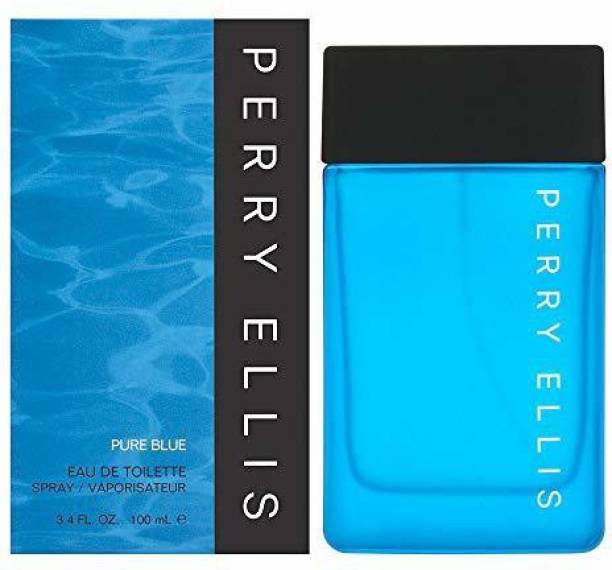 Perry Ellis Pure Blue Men 3.4 oz EDT Spray Perfume - ...