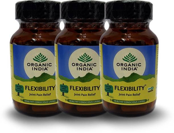 ORGANIC INDIA Flexibility 60 Capsules Bottle- (Pack Of 3)