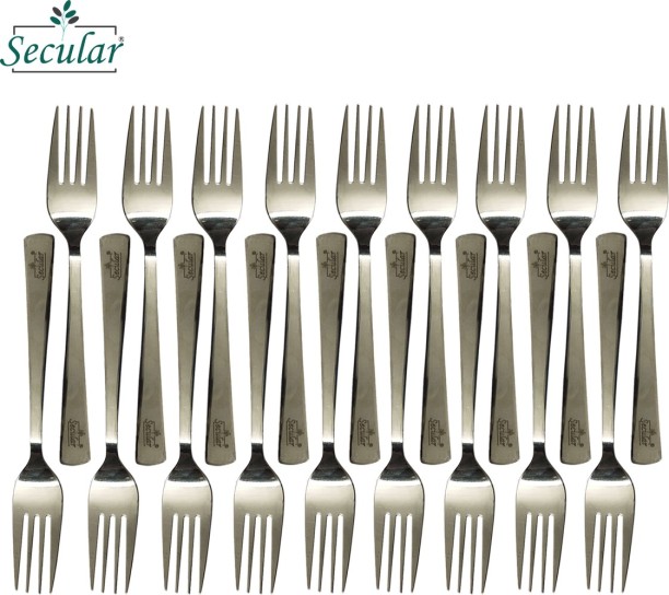 5.28 Inches Stainless Steel Bistro Cocktail Fork Cand 16-Piece Fruit Forks 