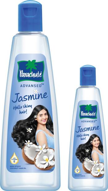 Parachute Advansed Jasmine Coconut Hair Oil with Vitamin E for Healthy Shiny Hair, Non-sticky Hair Oil