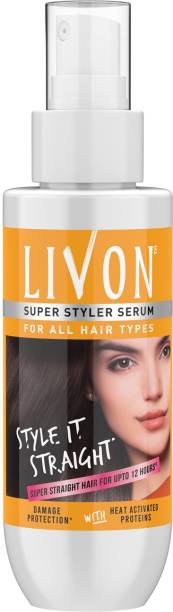 LIVON Super Styler Hair Serum for Women & Men for Hair Straightening, 5x less breakage