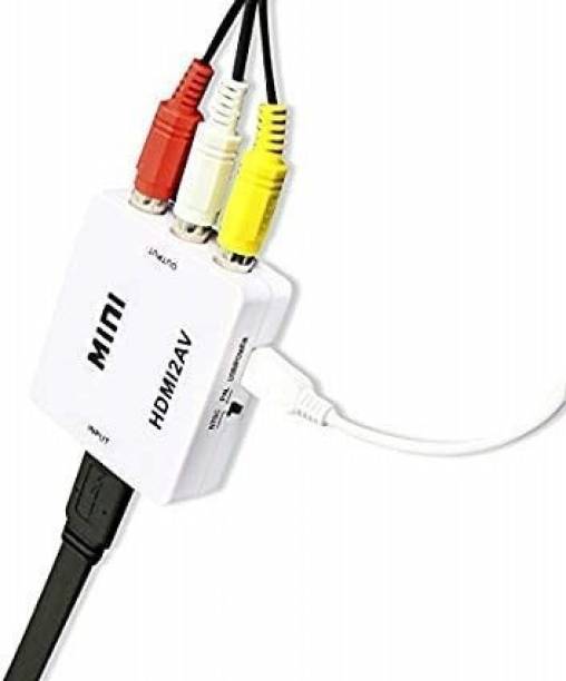 TERABYTE HDMI TO AV Converter UP Scaler 720/1080p Full HD Video Converter Selector Box Media Streaming Device