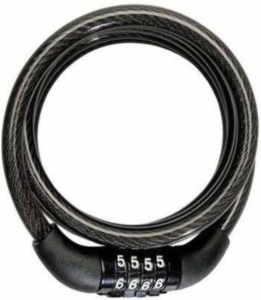 e-generix Bicycle Lock Combination Number Code Steel Anti-Theft Strong Security Chain Lock Combination Lock