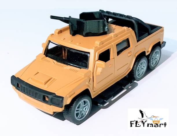 FLYmart Die Cast Army Brown Gun Jeep PUBG Call of Duty ...
