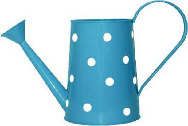SS Collection Iron Watering Can for Plants with Polka Print and Curved handle Watering Wand