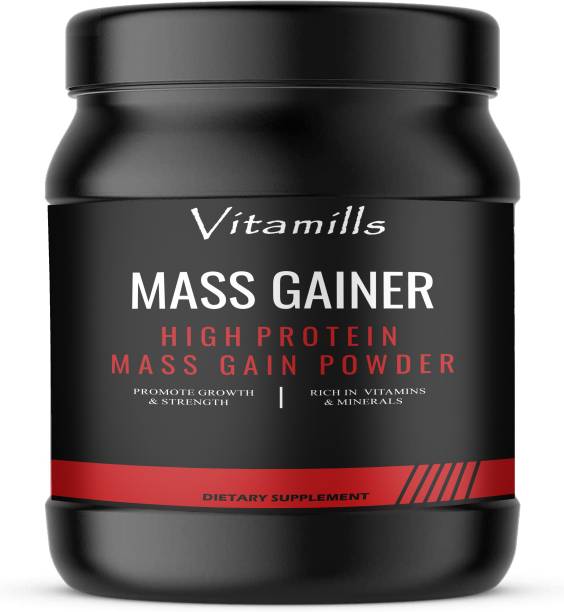 Vitamills Nutrition Super Gainer XXL Weight Gainers/Mass Gainers (S400) Advanced Weight Gainers/Mass Gainers