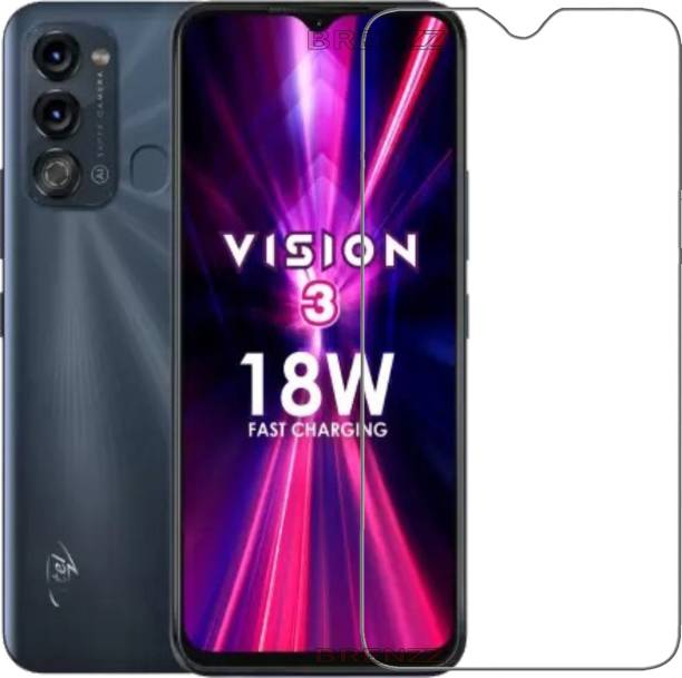 BRENZZ Tempered Glass Guard for Itel Vision 3