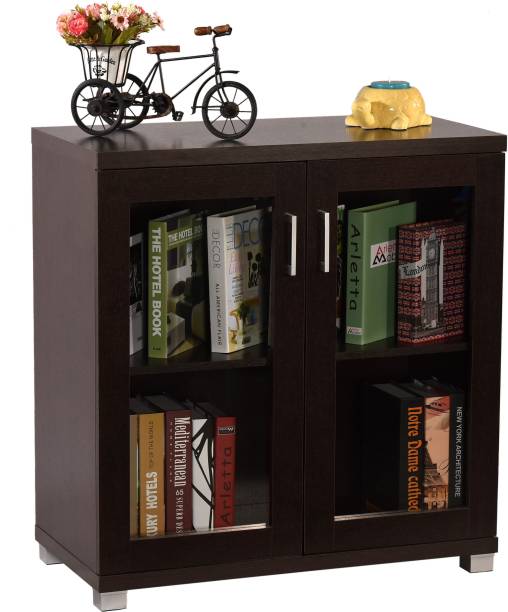 DeckUp Uniti Dark Wenge Engineered Wood Close Book Shelf