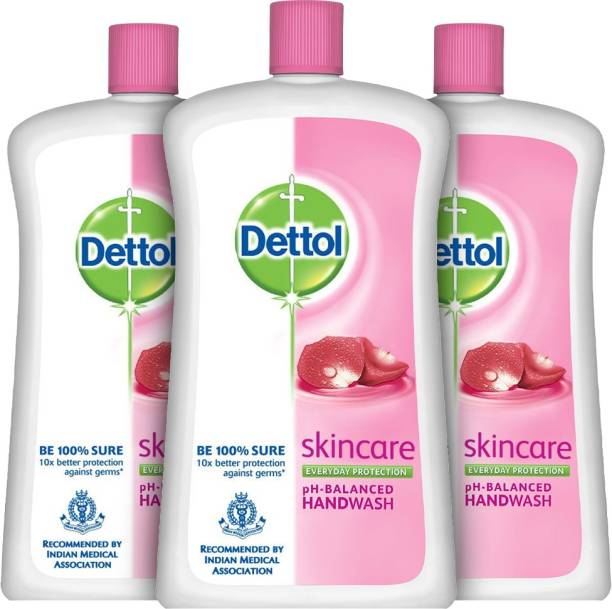 Dettol Liquid Handwash Soap Jar, Skincare - 900 ml Hand Wash Bottle