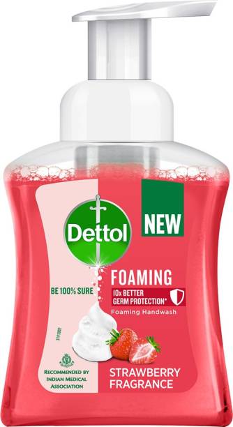 Dettol Strawberry Fragrance Foaming Hand Wash Pump Dispenser