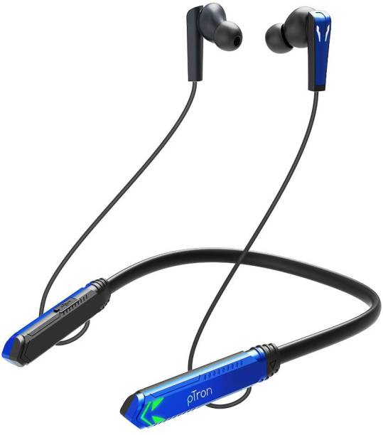PTron Tangent Jade with 30ms Gaming Mode Bluetooth Headset