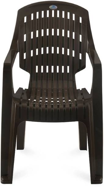 Nilkamal Nilkamal CHR 2230 Chair (Rattan Dark Beige) Plastic Outdoor Chair