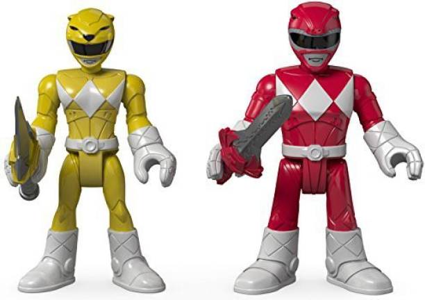 FISHER-PRICE Imaginext Power Rangers Red Ranger & Yellow Ranger