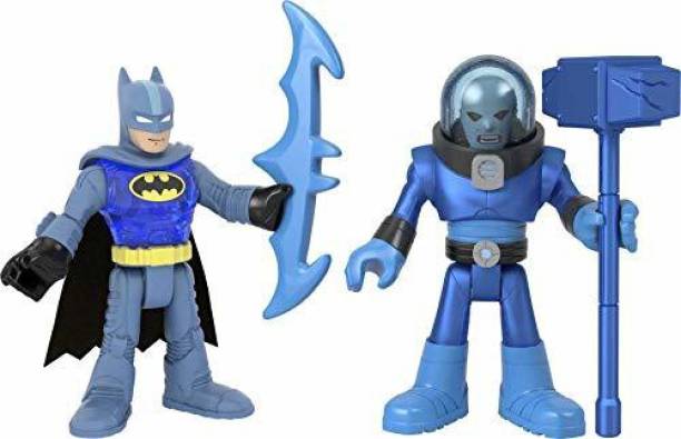 FISHER-PRICE DC Super Friends Batman & Mr Freeze Figure Set for Preschool Kids Ages 3 to
