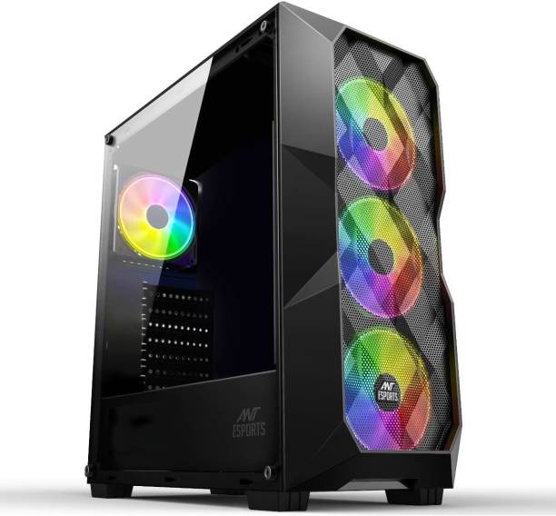 Ant Esports ICE-300 Black ( Without Power Supply ) Mid Tower Cabinet