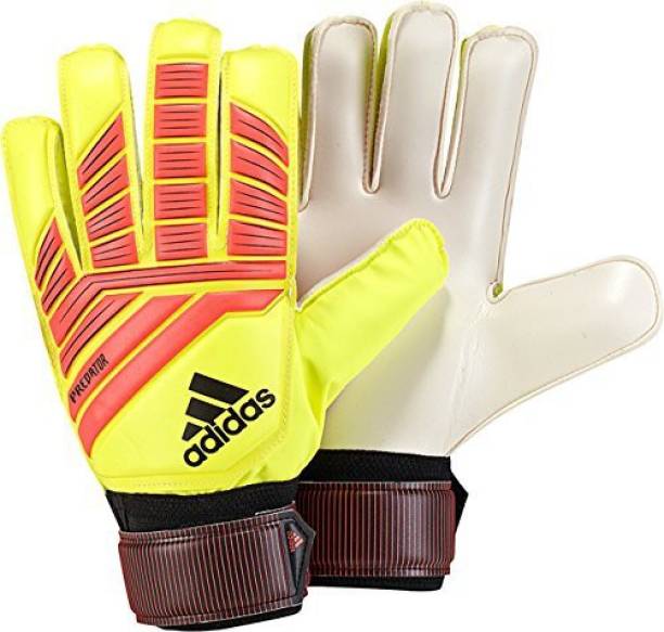 ADIDAS Unisex-Training Goalie Gloves, Solar Yellow/Solar Red/Black, 12 Goalkeeping Gloves