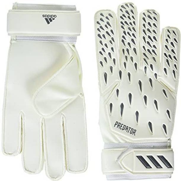 ADIDAS Unisex-Adult Training Predator Glove, White/Black/Grey One/Iron Metallic, 12 Goalkeeping Gloves