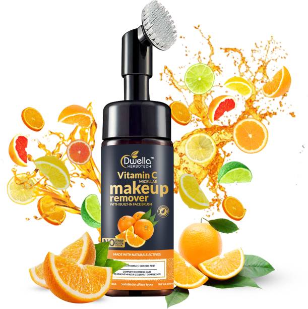 DWELLA HERBOTECH Vitamin C Makeup Remover - No Parabens, Sulphate, Silicones & Color - 150ml Makeup Remover
