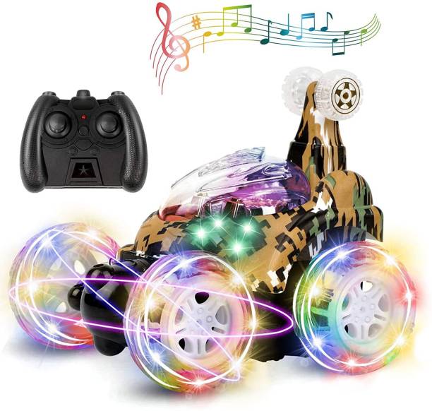 CADDLE & TOES 360°Rolling Twister with Colorful Lights & Music . Rechargeable kids (AMRY )