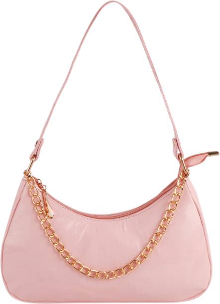 ZIONEEstyle Pink Sling Bag Women Elegant Fancy Fashionable Hobo Shoulder Slingbag