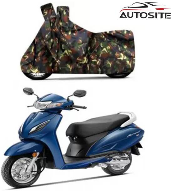 AUTOSITE Waterproof Two Wheeler Cover for Honda